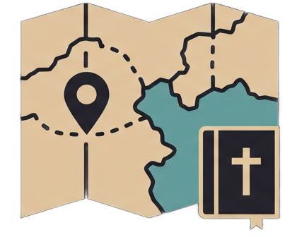 Bible map logo